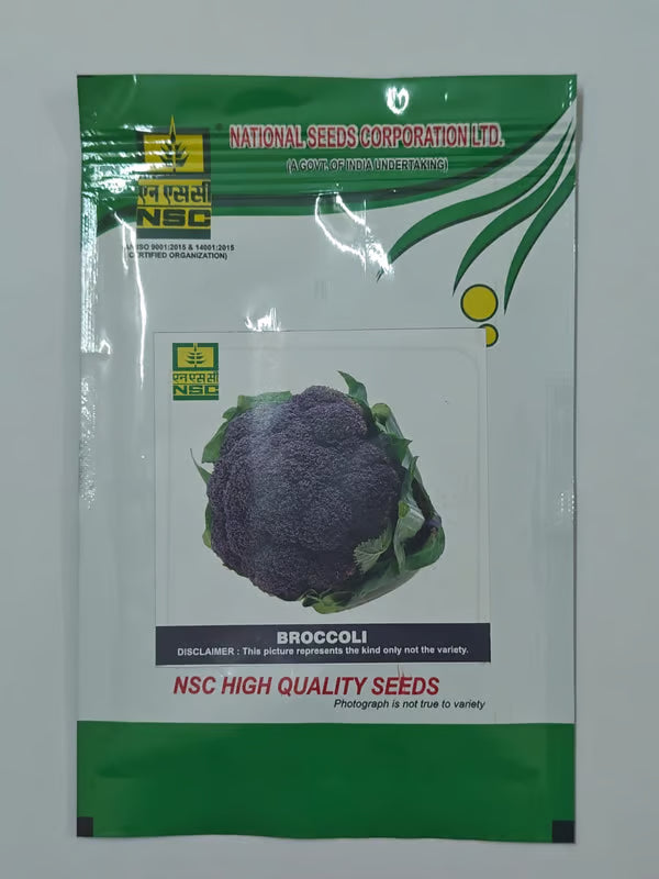 NSC Broccoli variety Pusa Purple Broccoli-1, 10 gram packet