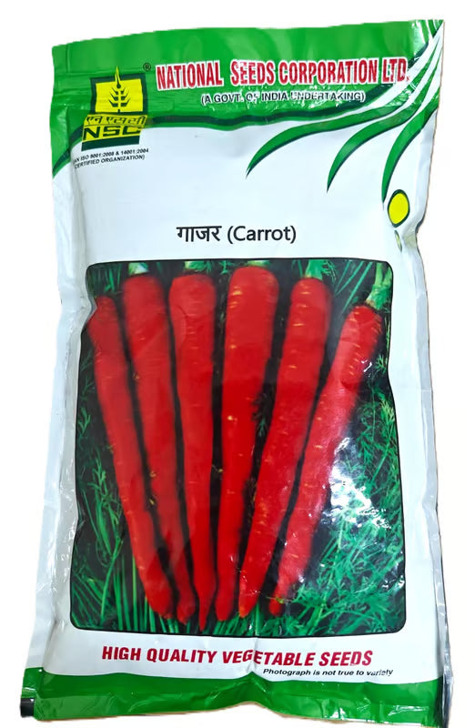 एनएससी गाजर - पूसा रुधिरा 250 ग्राम (इस कीमत में खरीद और हैंडलिंग शामिल है)