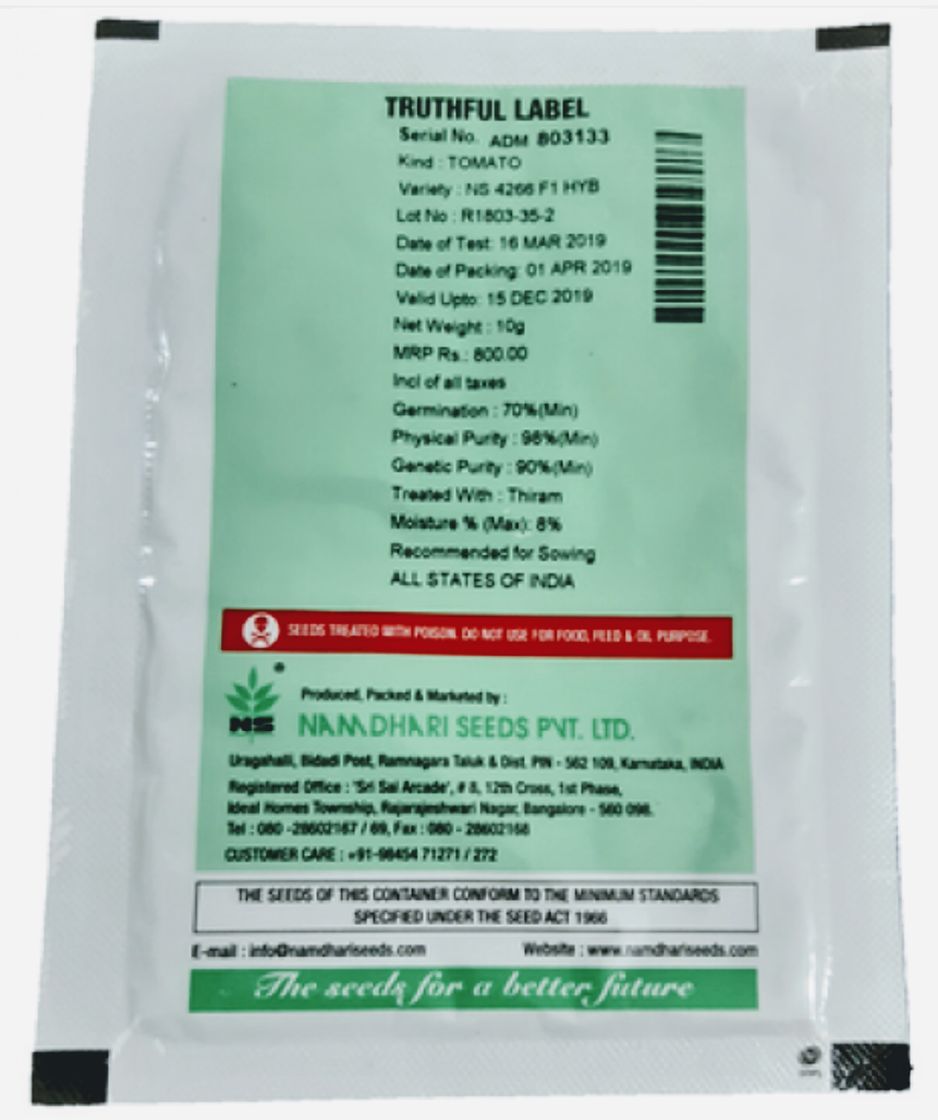 Namdhari 4266 Tomato Seed 10gm